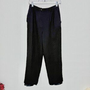 Pendleton Dress Pants Women’s 6 Black 100% Virgin Wool Vintage Retro USA Made